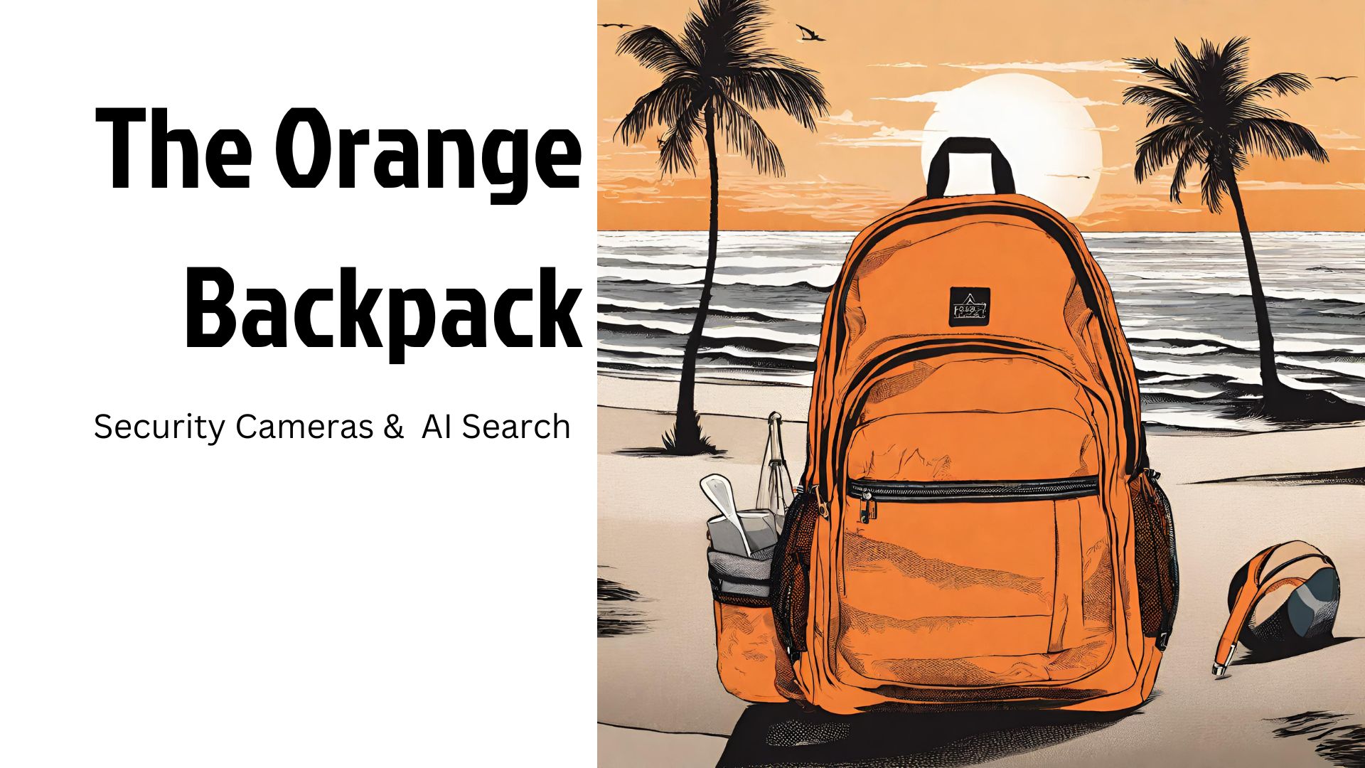 A story about an orange backpack and AI search